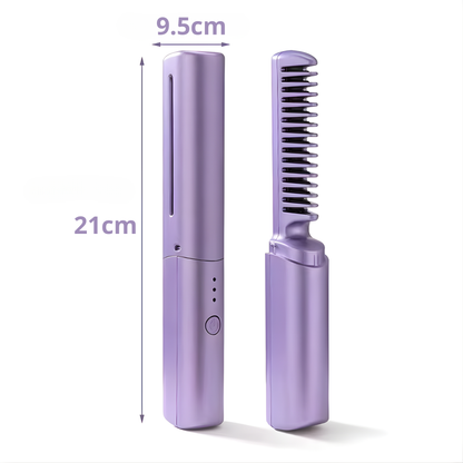 Mini plancha de pelo profesional inalámbrica