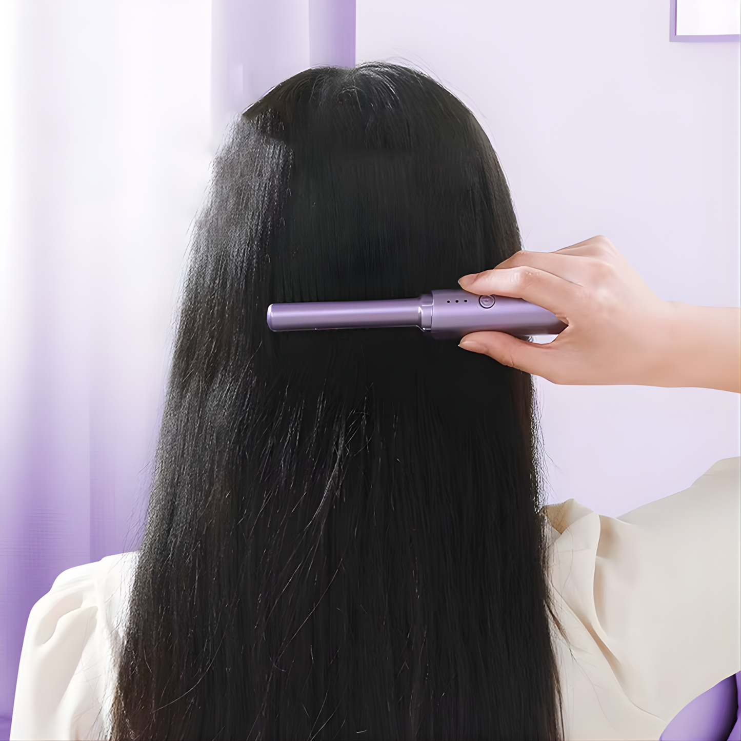 Mini plancha de pelo profesional inalámbrica